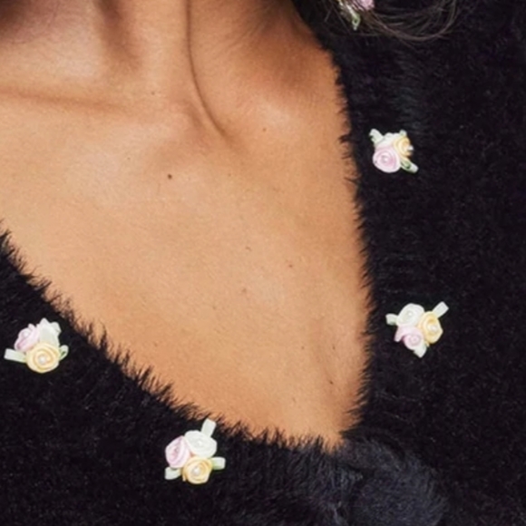 *Pics Updated Lighting Off Will Retake *🍋For Love and Lemons Willa Cardigan - Picture 5 of 16